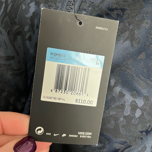 Nike. NWT. NSW track jacket. Blue. - Picture 5 of 8